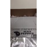 Black Pepper .10 Gram Portion Packet - 3,000/Case