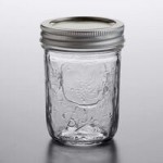 Ball 67000 32 oz. Quart Wide Mouth Glass Canning Jar with Silver Metal Lid and Band - 12/Case Ball 67000 32 oz. Quart Wide Mouth Glass Canning Jar with Silver Metal Lid and Band - 12/Case