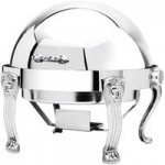 Eastern Tabletop 3114LH-SS Lionhead 8 Qt. Rectangular Stainless Steel Roll Top Induction / Traditional Chafer