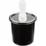 Cambro 1.7 Qt. Black Insulated ColdFest Condiment Dispenser Kit with Fixed Nozzle Pump and Cover
