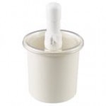 Cambro 1.7 Qt. Black Insulated ColdFest Condiment Dispenser Kit with Fixed Nozzle Pump and Cover