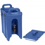 Cambro 250LCD186 Camtainer® 2.5 Gallon Navy Blue Insulated Beverage Dispenser