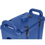 Cambro 250LCD186 Camtainer® 2.5 Gallon Navy Blue Insulated Beverage Dispenser