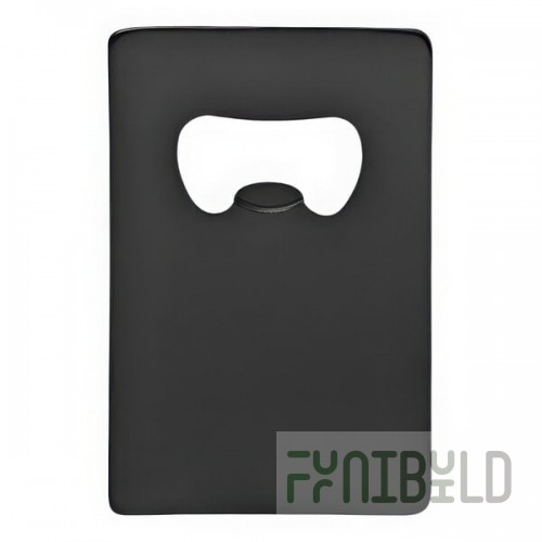 Franmara Black Credit Card Shaped Bottle Opener 7050-01 BU