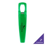 Franmara 3010-16 Traveler's Lime Customizable Plastic Corkscrew and Bottle Opener