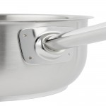 Vollrath 3153 Centurion 4.25 Qt. Stainless Steel Saucier Pan with Aluminum-Clad Bottom