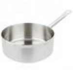 Vollrath 3153 Centurion 4.25 Qt. Stainless Steel Saucier Pan with Aluminum-Clad Bottom