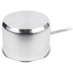 Vollrath 3806 Optio 6.75 Qt. Stainless Steel Sauce Pan with Aluminum-Clad Bottom and Cover