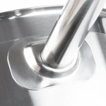 Vollrath 3806 Optio 6.75 Qt. Stainless Steel Sauce Pan with Aluminum-Clad Bottom and Cover
