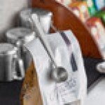 Fox Run 16 mL / 1 Tbsp. Stainless Steel Coffee Scoop with Bag Clip 5860