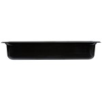Vollrath 9054420 Super Pan® 1/2 Size Long Black High Heat Plastic Food Pan - 4 Vollrath 9054420 Super Pan® 1/2 Size Long Black High Heat Plastic Food Pan - 4