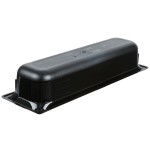 Vollrath 9054420 Super Pan® 1/2 Size Long Black High Heat Plastic Food Pan - 4 Vollrath 9054420 Super Pan® 1/2 Size Long Black High Heat Plastic Food Pan - 4