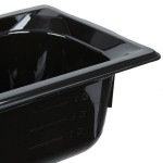 Vollrath 9054420 Super Pan® 1/2 Size Long Black High Heat Plastic Food Pan - 4 Vollrath 9054420 Super Pan® 1/2 Size Long Black High Heat Plastic Food Pan - 4