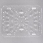 Carlisle 10223B07 StorPlus 1/2 Size Clear Polycarbonate Food Pan - 8 Carlisle 10223B07 StorPlus 1/2 Size Clear Polycarbonate Food Pan - 8