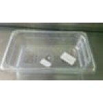 Carlisle 10223B07 StorPlus 1/2 Size Clear Polycarbonate Food Pan - 8 Carlisle 10223B07 StorPlus 1/2 Size Clear Polycarbonate Food Pan - 8