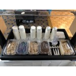 Carlisle 10223B07 StorPlus 1/2 Size Clear Polycarbonate Food Pan - 8 Carlisle 10223B07 StorPlus 1/2 Size Clear Polycarbonate Food Pan - 8