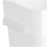 Choice 8 Qt. Translucent Square Polypropylene Food Storage Container