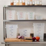 Choice 8 Qt. Translucent Square Polypropylene Food Storage Container