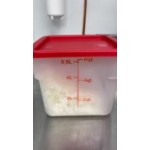Choice 8 Qt. Translucent Square Polypropylene Food Storage Container