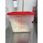 Choice 8 Qt. Translucent Square Polypropylene Food Storage Container