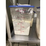 Choice 8 Qt. Translucent Square Polypropylene Food Storage Container