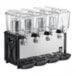 Carnival King RBD3G4 Quadruple 3 Gallon Bowl Refrigerated Beverage Dispenser - 120V
