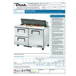 True TSSU-48-12D-2-ADA-HC 48 3/8 True TSSU-48-12D-2-ADA-HC 48 3/8