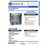 Beverage-Air HRS3HC-1HG Horizon Series 78