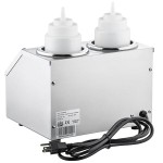 Carnival King Double 32 oz. Sauce / Topping Bottle Warmer with 6 Squeeze Bottles - 400W, 120V