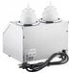 Carnival King Double 32 oz. Sauce / Topping Bottle Warmer with 6 Squeeze Bottles - 400W, 120V