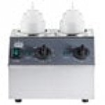 Carnival King Double 32 oz. Sauce / Topping Bottle Warmer with 6 Squeeze Bottles - 400W, 120V