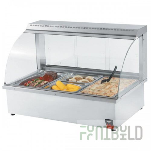 Vollrath 40732 Cayenne Portable Bain Marie Hot Display Case - 1440W