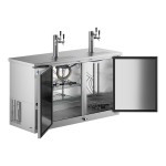 Avantco UDD-60-HC-S (2) Triple Tap Kegerator Beer Dispenser - Stainless Steel, (2) 1/2 Keg Capacity Avantco UDD-60-HC-S (2) Triple Tap Kegerator Beer Dispenser - Stainless Steel, (2) 1/2 Keg Capacity