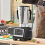 AvaMix BX1GRGT 3 3/4 hp 1 Gallon Stainless Steel Heavy Duty Commercial Food Blender with Timer - 120V AvaMix BX1GRGT 3 3/4 hp 1 Gallon Stainless Steel Heavy Duty Commercial Food Blender with Timer - 120V
