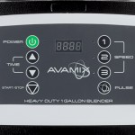 AvaMix BX1GRGT 3 3/4 hp 1 Gallon Stainless Steel Heavy Duty Commercial Food Blender with Timer - 120V AvaMix BX1GRGT 3 3/4 hp 1 Gallon Stainless Steel Heavy Duty Commercial Food Blender with Timer - 120V
