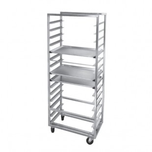 Channel 413A-OR Side Load Aluminum Bun Pan Oven Rack - 12 Pan Channel 413A-OR Side Load Aluminum Bun Pan Oven Rack - 12 Pan