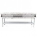 Eagle Group AWT5 Natural Gas Five Pan Water Bath Steam Table - Sealed Well
