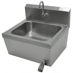 Advance Tabco 7-PS-78 Hands Free Hand Sink with Knee Operated Valve - 20