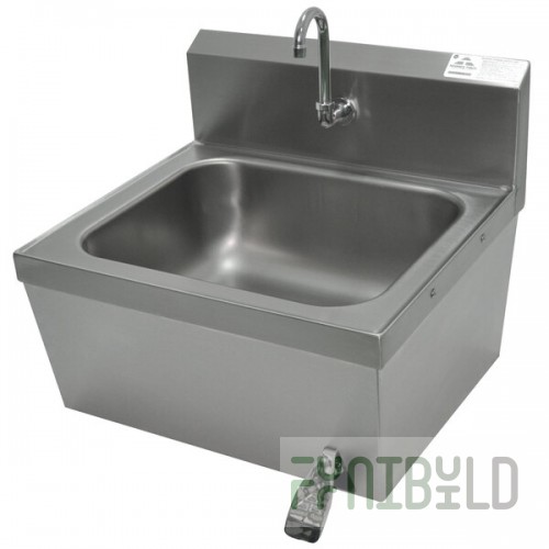 Advance Tabco 7-PS-78 Hands Free Hand Sink with Knee Operated Valve - 20