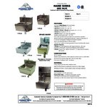 Advance Tabco 7-PS-78 Hands Free Hand Sink with Knee Operated Valve - 20 Advance Tabco 7-PS-78 Hands Free Hand Sink with Knee Operated Valve - 20