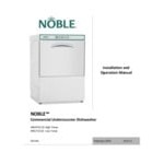 Noble Warewashing HT-UC24 Select High-Temperature Undercounter Dishwasher with Booster Heater- 208/240V, 1 Phase