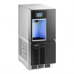 Follett 7UC114A-HW-CL-ST-00 Champion 7 Series Air-Cooled Chewblet Undercounter Ice Maker and Hot / Ambient Water Dispenser with 7 lb. Bin and Filter - 115V, 100 lb.