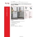 Avantco FBF1824NG Natural Gas 110-125 lb. Flat Bottom Funnel Cake / Donut Fryer - 90,000 BTU