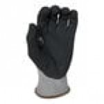 Armor Guys Kyorene Pro 00-890-L Gray 18 Gauge A9 Graphene Gloves with Black HCT Microfoam Nitrile Palm Coating and White Cuff - Large Armor Guys Kyorene Pro 00-890-L Gray 18 Gauge A9 Graphene Gloves with Black HCT Microfoam Nitrile Palm Coating and White Cuff - Large