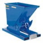 Vestil 0.33 Cubic Yard Medium-Duty Self-Dumping Steel Forklift Hopper D-33-MD - 4,000 lb. Capacity