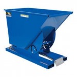 Vestil 0.33 Cubic Yard Medium-Duty Self-Dumping Steel Forklift Hopper D-33-MD - 4,000 lb. Capacity