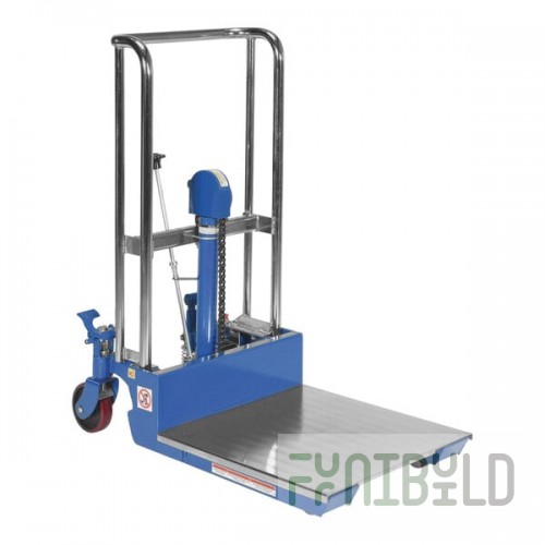 Vestil Hefti-Lift 880 lb. Steel Portable Hydraulic Lift with 23