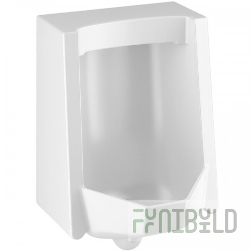 Sloan 1101019 Vitreous China Standard Washdown Urinal with Rear Spud Inlet - 0.125 to 1.0 GPF
