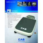 CAS PB-500 PB Series 500 lb. Portable Bench Scale - Legal for Trade CAS PB-500 PB Series 500 lb. Portable Bench Scale - Legal for Trade