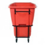 Vestil TDT-100-HD-RED 1 Cu. Yd. Red Heavy-Duty Bulk Tilt Truck - 2,100 lb. Capacity Vestil TDT-100-HD-RED 1 Cu. Yd. Red Heavy-Duty Bulk Tilt Truck - 2,100 lb. Capacity